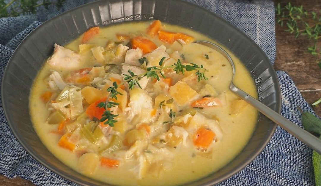 Creamy Chicken and Vegetable Soup