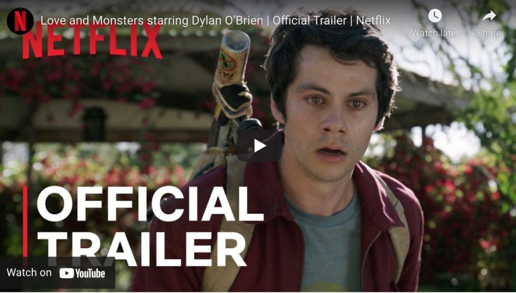 love and monsters official trailer