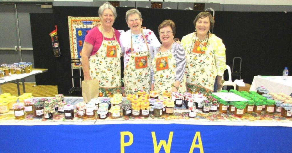 Women at a PWA Jam Stall
